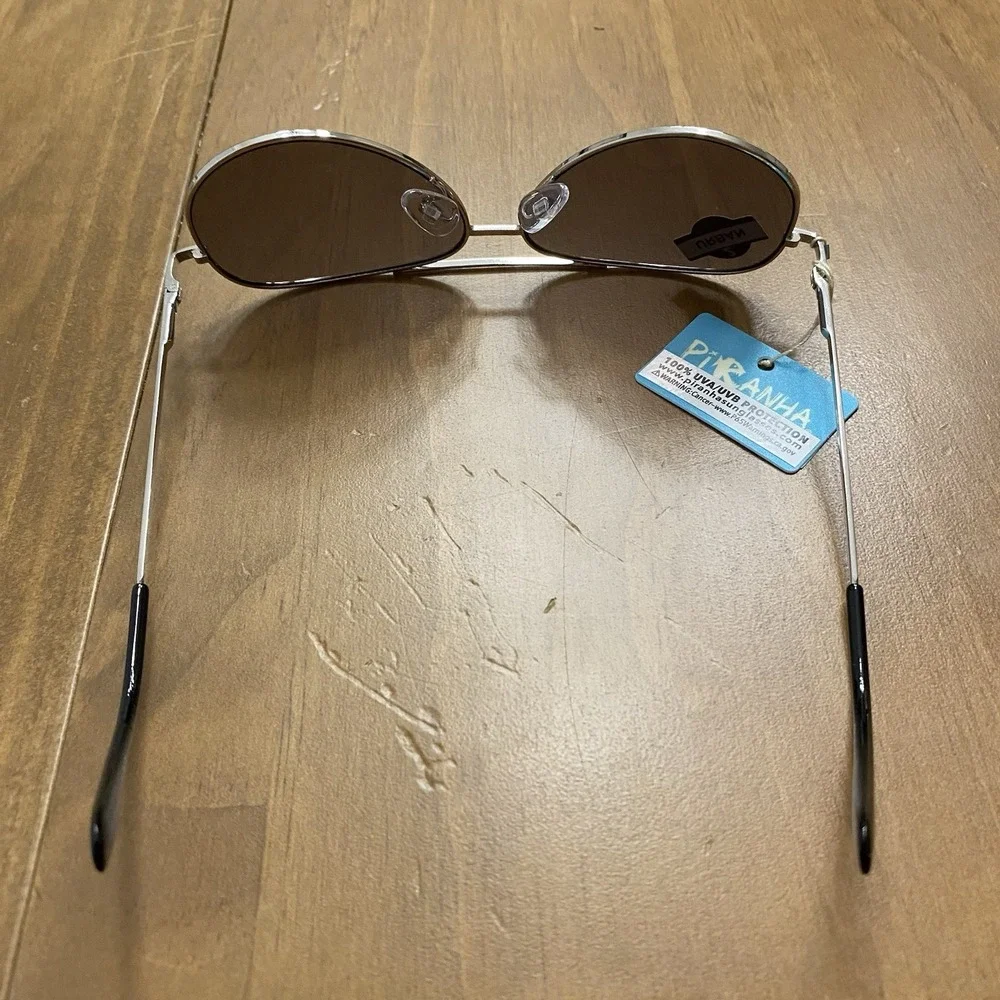 Piranha Aviator Style Urban Sunglasses Style # 60086 Mens‎ NWT